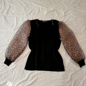 3/$12 Animal Print top